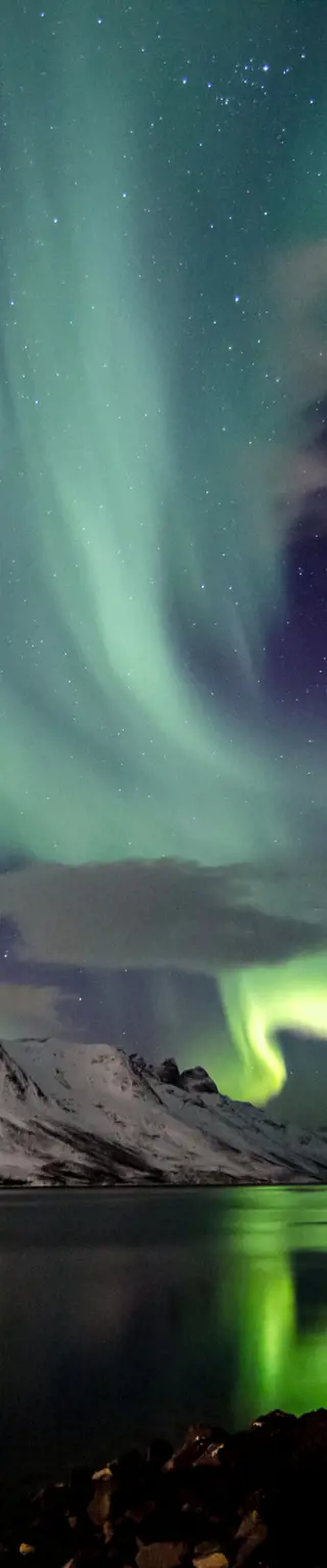 Das Polarlicht auf Spitzbergen jagen